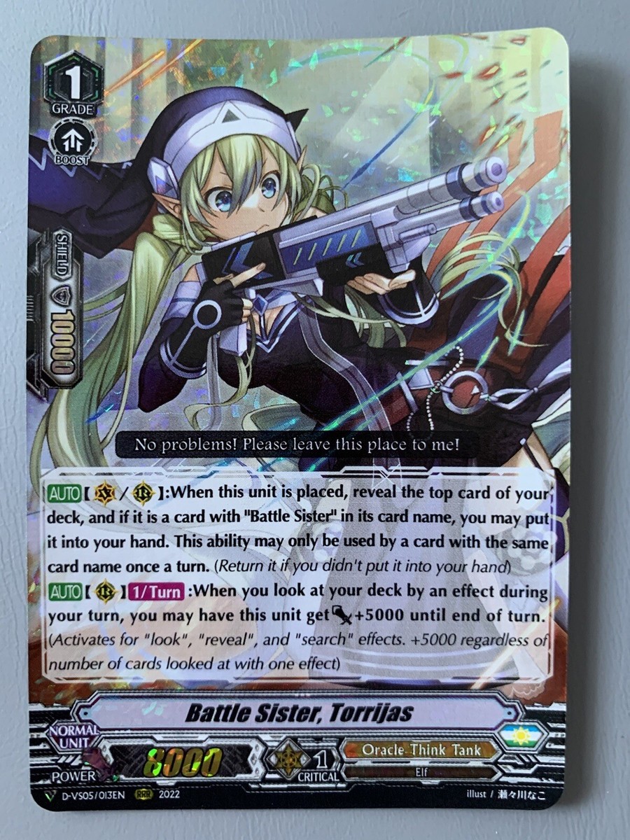 CARDFIGHT VANGUARD BATTLE SISTER TORRIJAS (ORACLE THINK TANK