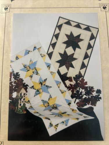 Woven Stars Table Runner Pattern Stitchin Friends #223 New - Picture 2 of 3