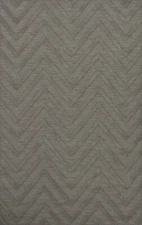 Gray Transitional Hand Hooked Stripes Chevrons Zig Zags Area Rug Striped DV4