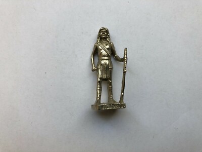 Ü Ei Überraschungsei Metallfigur Indianer 2 Victorio Chrom