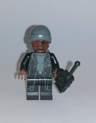 LEGO Super Heroes - Nick Fury - Figur Minifigur Shield Avengers Endgame 76196