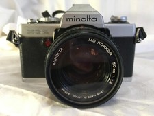 Minolta XG2 Camera w/ MD Rokkor 50mm 1:1.4 Manual Focus Prime Lens Paramount VTG