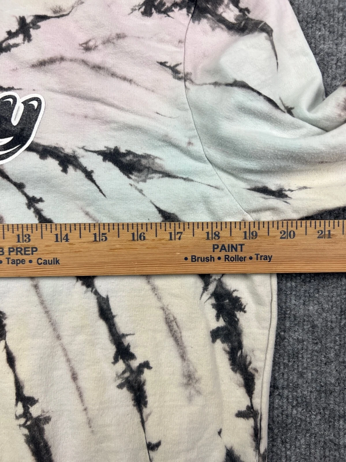 VETEMENTS Felpa Miele Donna Grande Cravatta Multicolore Tintura Con Cappuccio Tasca Canguro