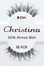 Christina #DW 6,12 Pairs 100% Human Hair False Eyelashes 