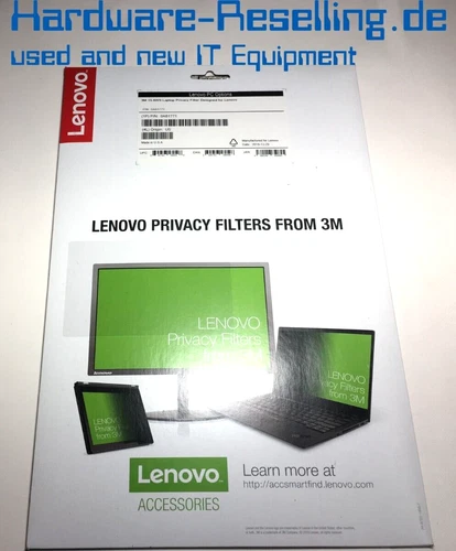 3M Lenovo Laptop Sichtschutzfilter  15,6 Zoll 15.6W9 0A61771 NEU