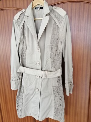 MARC CAIN - Mantel , Spitze - Beige - Gr. n5 , 42 - VK 359 Euro