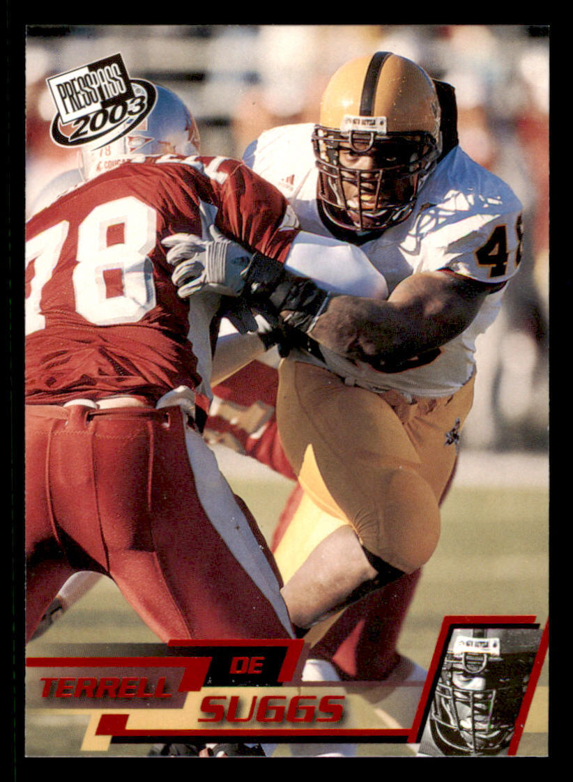 2003 Press Pass Torquers #T41 Terrell Suggs