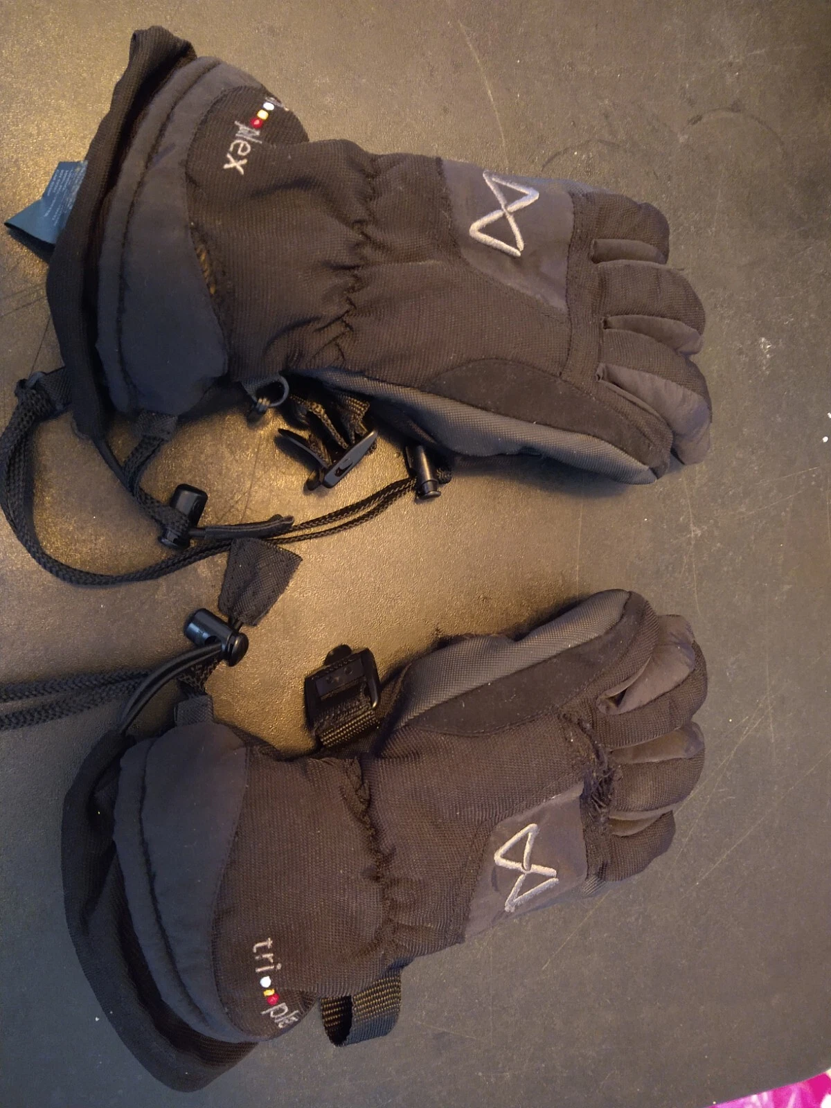 Swany Triplex X-Change Ski/Snowboard Winter Gloves Black Woman's Small AX-1