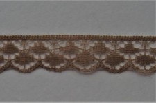CRAFT-SEWING-LACE 16mm Havana Brown Scallop lace metre varieties available
