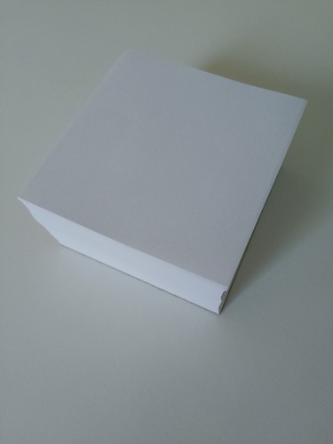 6 CUBI Fogli Bianchi Sciolti Organizzatore Memo Jotter 9X9cm Blocco 450 Fogli Ciascuno - Foto 3 di 7