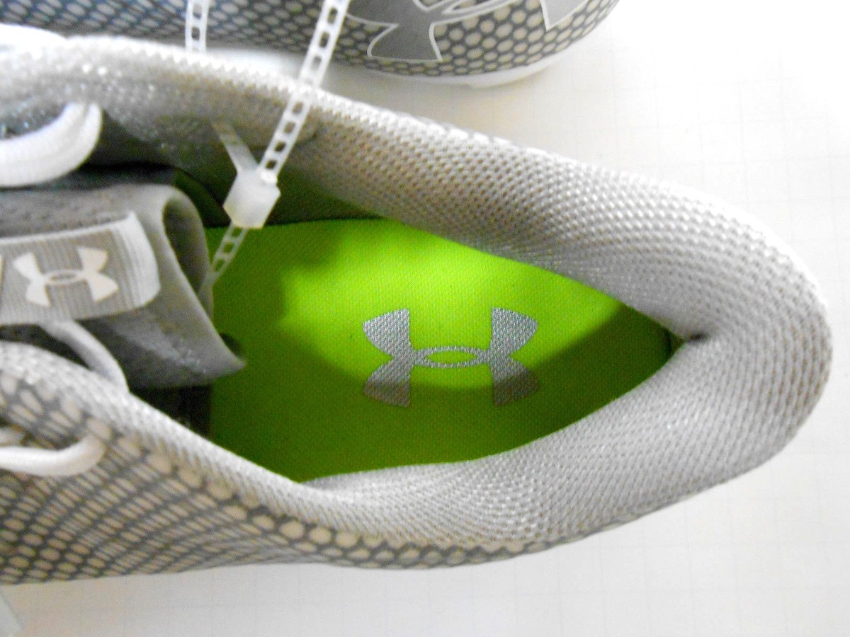 NEW Under Armour UA Nitro Low MC Football Cleats Men’s Sz 16 Silver‎ 1269721-103 21UARMHGHLGHTMCBLCLT_White_Sil  main image 3