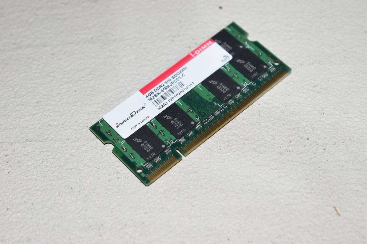 Innodisk 4GB (1x4GB) PC2-6400 DDR2 800MHz SODIMM Laptop Memory