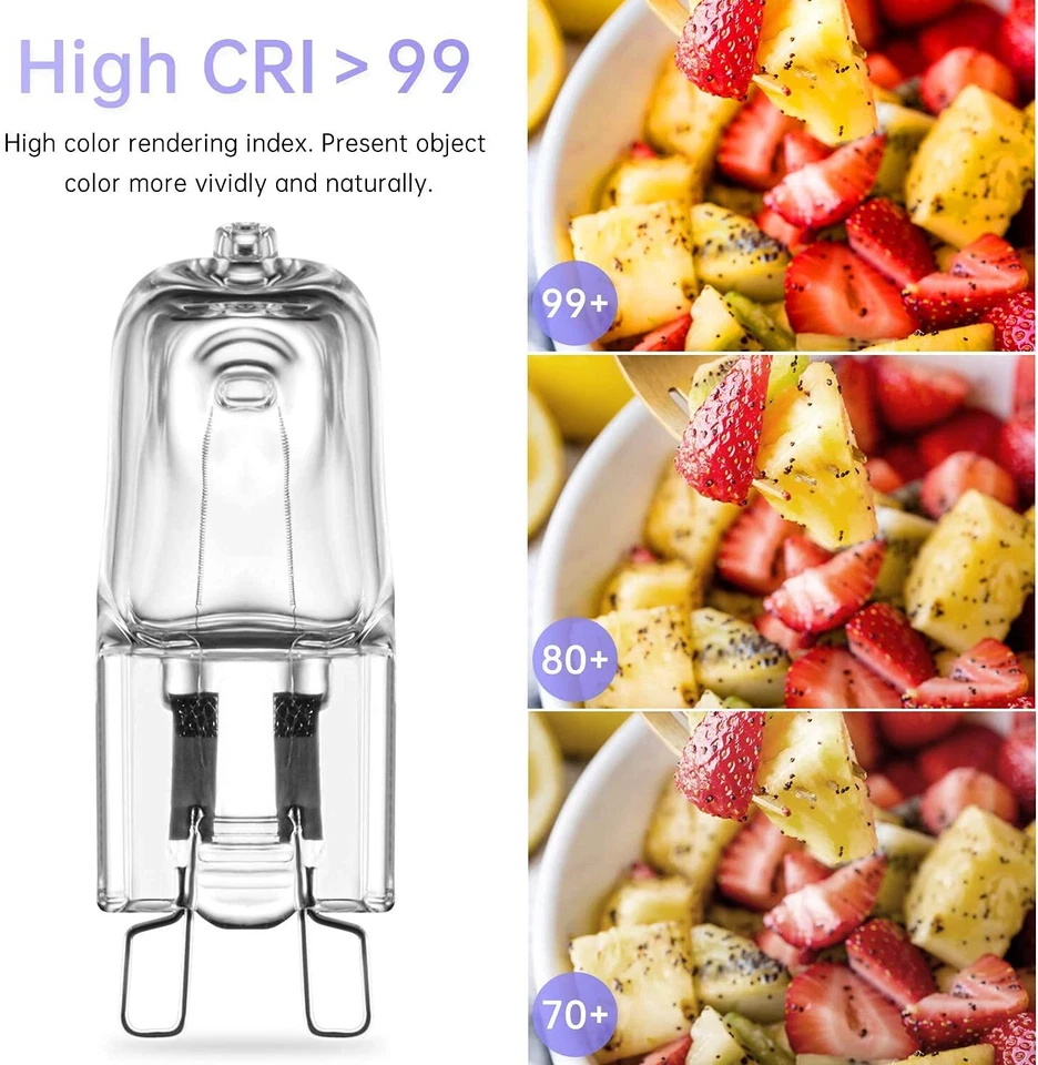 G9 Halogenlampen 60W 2800K Warmweiß 750lm Klar Kapselbirne Dimmbar 230V Halog... - Bild 3 von 4