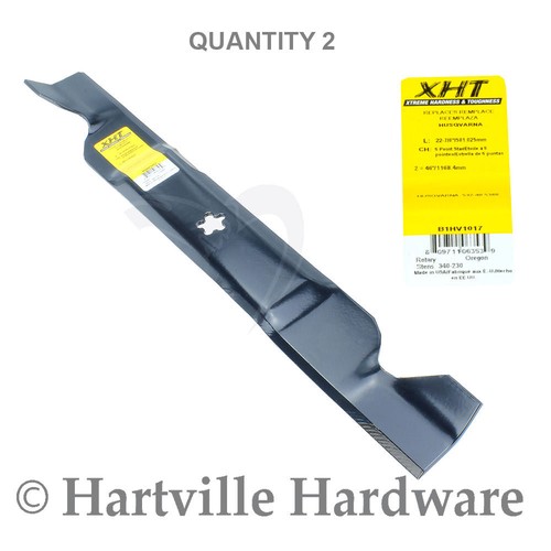 Sunbelt B1HV1017 22-7/8" Xht Mower Blades - Set of 2