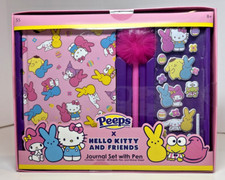 NIB PEEPS X Hello Kitty  Friends Journal Set With Pen and Puffy Stickers 2025