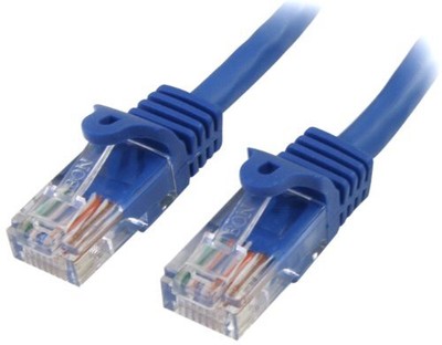 StarTech.com Cat5e Ethernet Cable4 ft - Blue - Patch Cable - Snagless Cat5e