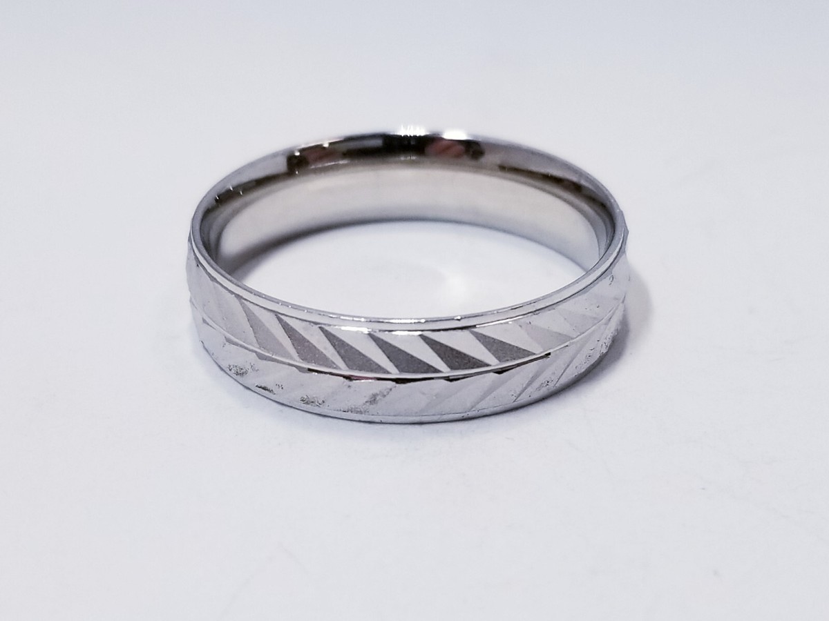 Sterling Silver Etched 6mm Band Ring Sz 12 - 4.7g | eBay Sterling Silver Etched 6mm Band Ring Sz 12 - 4.7g | eBay