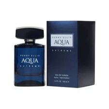 Perry Ellis Aqua Extreme by Perry Ellis 3.4oz EDT for Men NEW SEALED Box