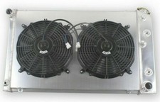 4 Row Aluminum Radiator Shroud Fan For 1970-1981 Chevy Camaro78-87 Monte Carlo 4 Row Aluminum Radiator Shroud Fan For 1970-1981 Chevy Camaro78-87 Monte Carlo