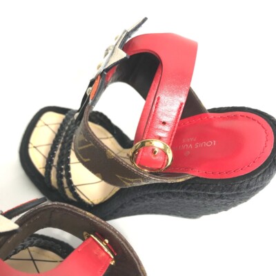 LOUIS VUITTON Tribal Mask Collection wedge sole Monogram LOUIS VUITTON Tribal Mask Collection wedge sole Monogram