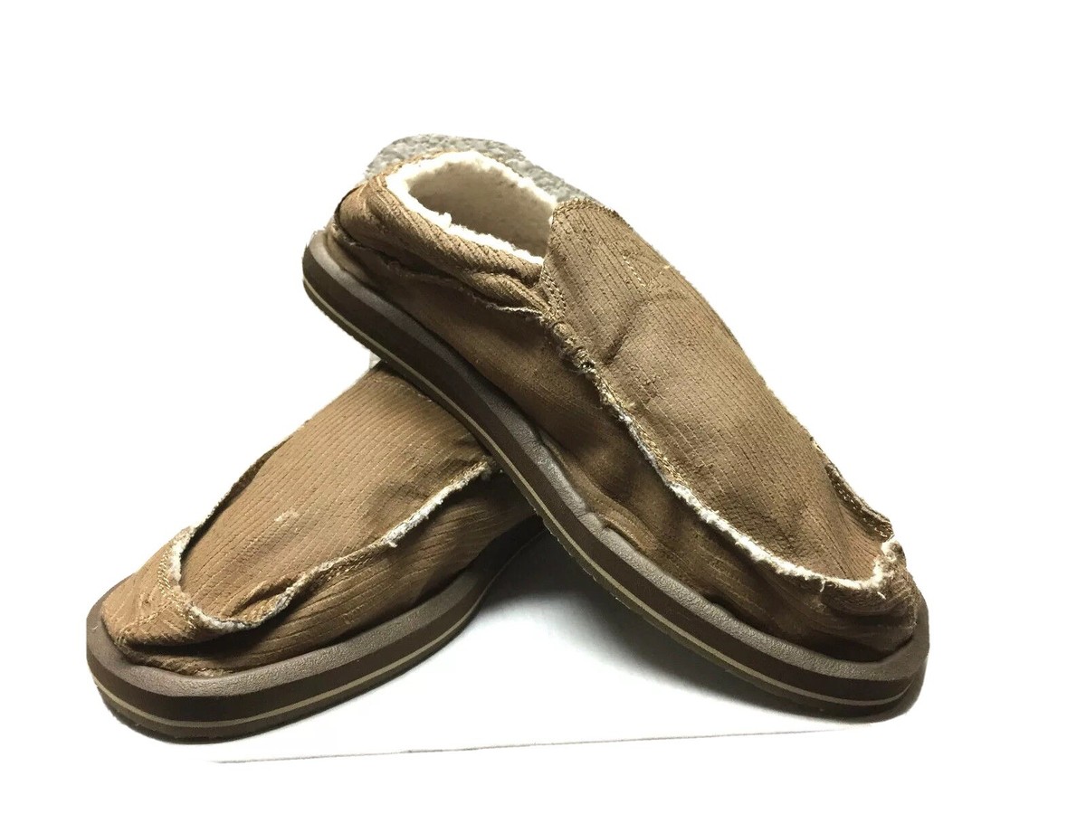 SANUK MEN CHIBA CHILL BROWN WAX CORD SIDEWALK SURFER SHOE US  display picture 1