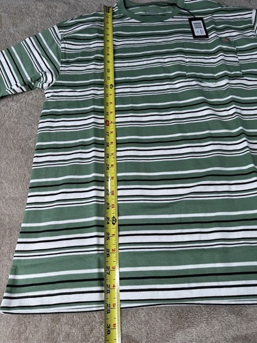 Dickies Relaxed Fit Striped Pocket T Shirt Dark Ivy Small - Picture 8 of 12