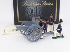 W Britain 8923 -German 7.7 Gun with Review Order Detachment