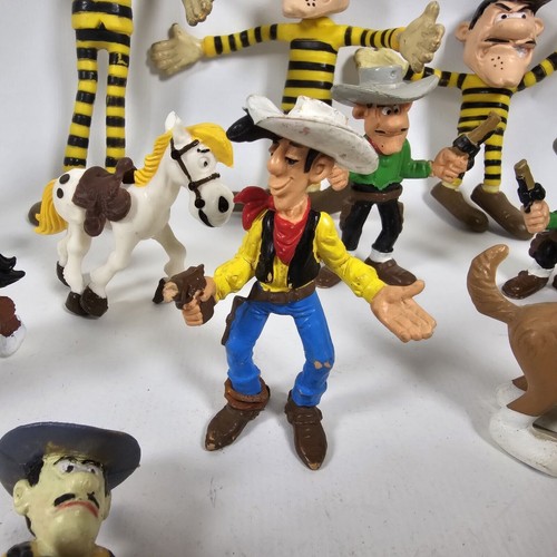 Lucky Luke Vintage Toy PVC Bundle Action Figure Lot Mini Collection Figures (4) - Picture 3 of 10