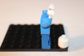 Lego custom minifigure bizarro dc marvel villain similar to 2012 comic con