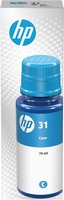 Hp 31 Cyan Original Tintenflasche 70Ml 1VU26AE Smart Tank 455 6005 7005 U.A.
