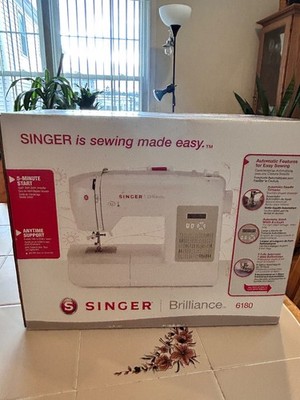 Brand New Sealed Singer Brilliance 6180 Sewing Machine   Free Shipping