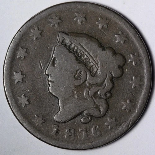 1816-P Large Cent — photo from the most recent tracked eBay sale