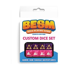 Dyskami Superhero RPG BESM Custom Dice Set (8) New