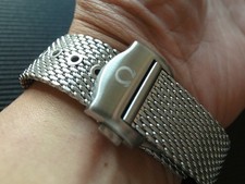 20mm Milanese Steel Mesh Strap Bracelet for Omega Speedmaster Seamaster 007