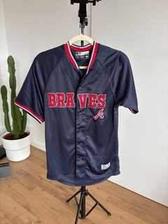 Atlanta Braves maglia uomo taglia S 34 36 baseball rara us sport collezionismo