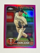 2024 Topps Chrome Update Series - Louie Varland #USC90 Magenta Refractor /399