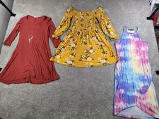 New Look J For Justify Forever Rose XL Womens Dress Lot Of 3 Multicolor