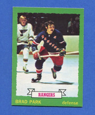 1973-74 O-Pee-Chee Hockey #165 BRAD PARK - New York Rangers  EXMT/NM