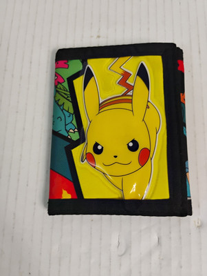 Pokémon Kids Trifold Wallet 3D Pikachu Bioworld 2010 Bulbasaur Blastoise