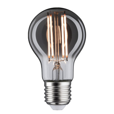 LED-Leuchtmittel List - Rauchglas / Metall - 1-flammig