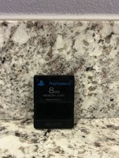 Sony Playstation 2 PS2 Official OEM MagicGate 8MB Memory Card Black SCPH-10020