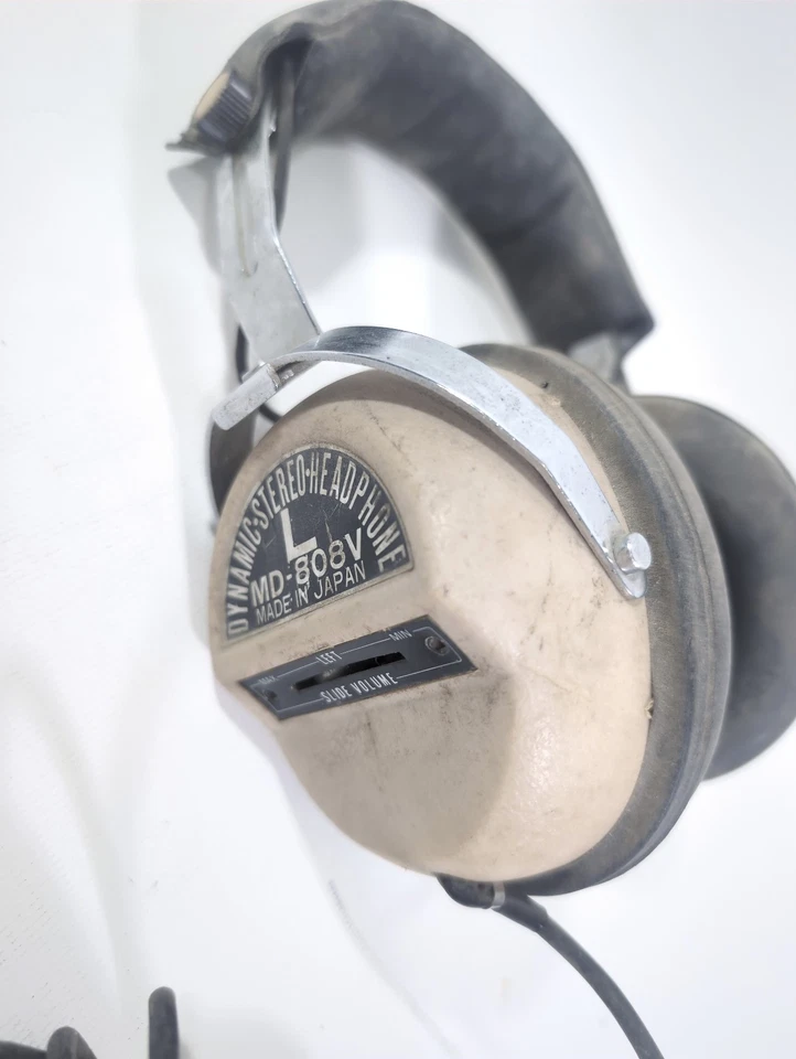 MD-808V DYNAMIC STEREO Headphone - Casque audio vintage - made in Japan - Photo 2/4