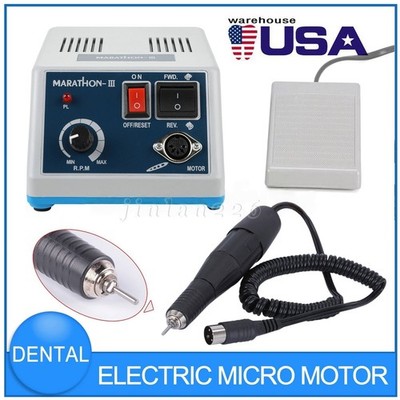 Lab MARATHON -III MICROMOTOR Electric 35000 RPM Handpiece Polishing Dental
