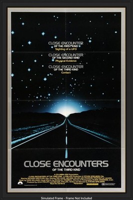 Enge Begegnungen der dritten Art 1 Filmposter Kunstdruck Szene Poster Retro C