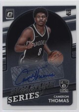 2021-22 Panini Donruss Optic Signature Series Cameron Thomas #SS-CTH Auto 0i5i