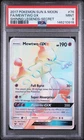 2017 POKEMON SUN & MOON SHINING LEGENDS SECRET #76 FULL ART/MEWTWO GX PSA 9