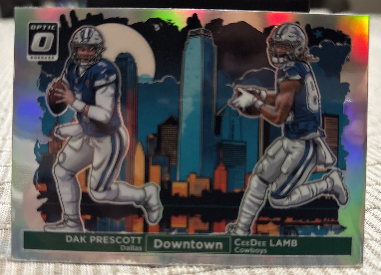 2024 Panini Donruss Optic - Downtown Duos Dak Prescott, CeeDee Lamb #1