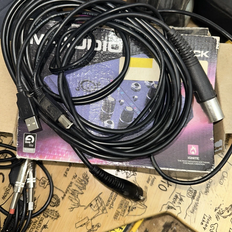 M-Audio M-Track Plus 2-Channel Portable USB Audio & MIDI Interface mic - Image 4 of 4