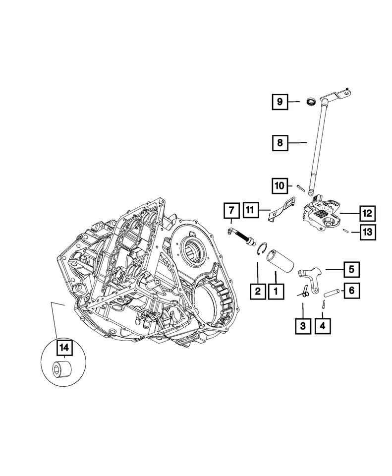 Sensor de alcance de transmissão Mopar genuíno 68055955AA - Imagem 2 de 2