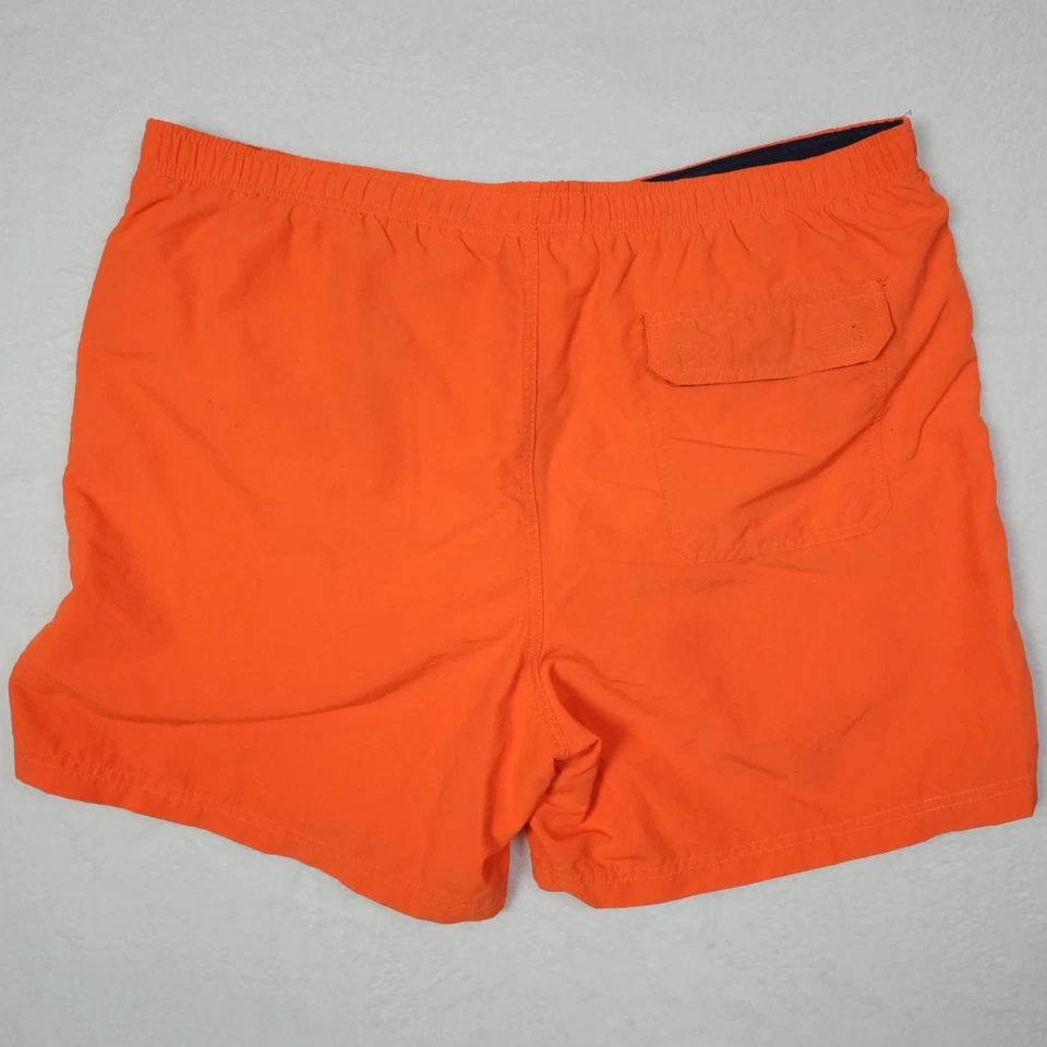 Bañador LL Bean Para Hombre Talla Grande 38 Línea Malla Board Shorts De Colección Naranja Foto 2 de 4
